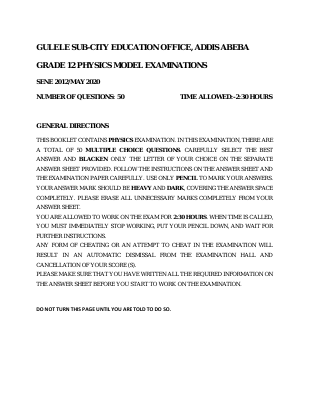 Physics Model Exam Grade 12.pdf.pdf